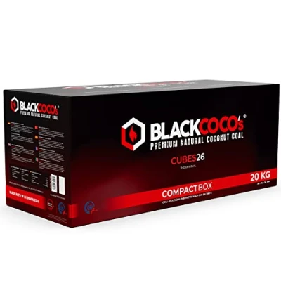 Afbeelding van BLACKCOCO&#039;s 20 kg hoogwaardige shisha houtskool natuurlijke kokoskool en barbecue kokoshoutskoolbriketten voor waterpijp