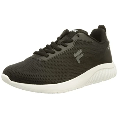 Afbeelding van Fila Spitfire Sneakers laag, Dames, Maat: 38, Black white Textiel/ synthetisch