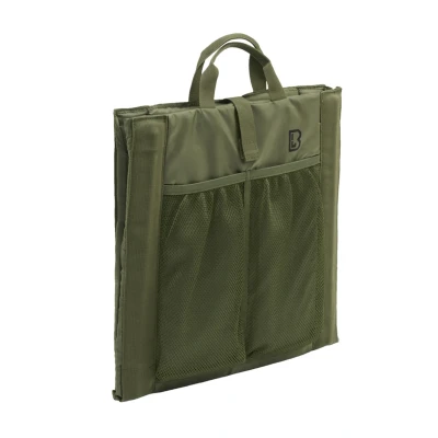 Afbeelding van BRANDIT Opvouwbare 2 in 1 vloermat met tas voor outdoor, wandelen, jagen, kleur: olijf
