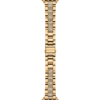 Afbeelding van Michael Kors Apple Straps Horloge accessoires goldcoloured, Dames, Maat: One Size, Gold coloured