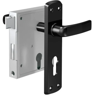 Afbeelding van Basi 9900 0003 Oplegslot stomp Zilver