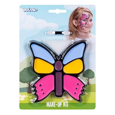 Afbeelding van Boland Make up Schmink palet Vlindertje Carnaval, Themafeest, Kinderfeestje Fantasy Fee