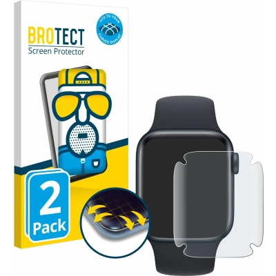 Afbeelding van BROTECT Matte schermbeschermer met volledige dekking, Smartwatch beschermfolie, Grijs