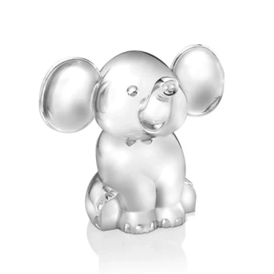 Afbeelding van Zilverstad Money box Sitting Elephant silver colour