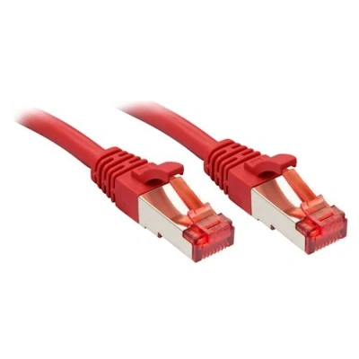 Image de Lindy Cordon de raccordement RJ 45 (M) pour 10 m SFTP PiMF CAT 6 moulé sans crochet rouge