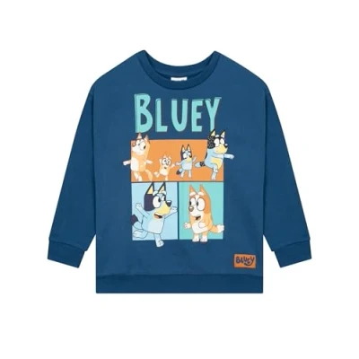 Afbeelding van Bluey Jongenstrui Kindertrui voor jongens 18 maanden en 8 jaar, Blauw