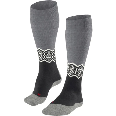 Afbeelding van Falke Intermediate Skiing Kniekousen, Dames, Maat: 39/40, Black mix