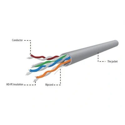 Image de Gembird câble en vrac 304.8 m gris
