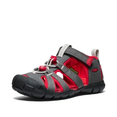 Afbeelding van Keen Seacamp Unisex Outdoorsandalen voor kinderen, Maat: 34, Grey Kunststof/ textiel