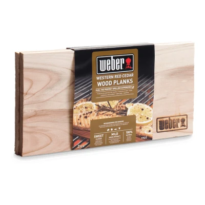 Afbeelding van Rookplank, cederhout, set van 2 stuks, klein