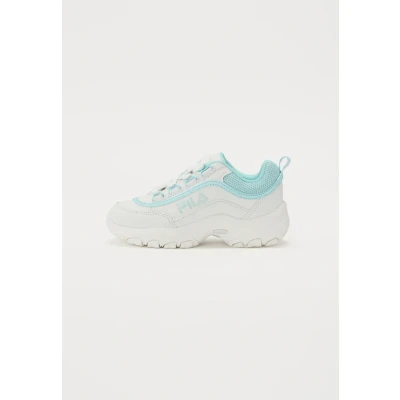 Afbeelding van Fila Strada Unisex Sneakers laag whiteblue glow voor kinderen, Maat: 33, White/blue Schoenen