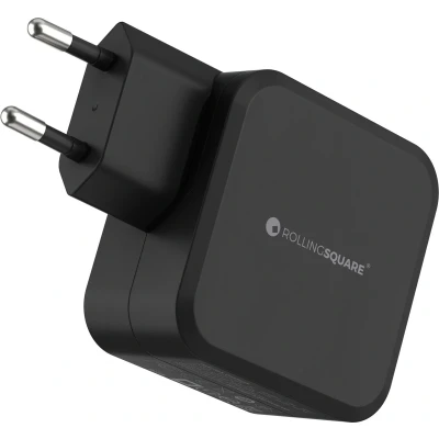 Afbeelding van Rolling Square GaN oplader EU 65W zwart