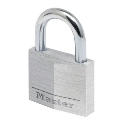 Afbeelding van MasterLock Hangslot zilver aluminium 50mm beugellengte 25mm