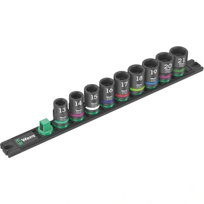 Afbeelding van Wera C Impaktor 05005490001 Dopsleutelset Inch 1/2 9 delig