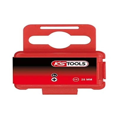 Afbeelding van KS Tools, Bits, 1/4 bit. 25 mm. PH000. pak van 5 911.3334 (Kruis Phillips PH M000)