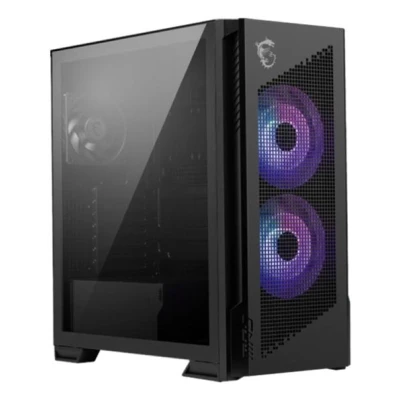Image de Boîtier PC gaming MSI MPG VELOX 300R PZ moyen tour noir ARGB avec panneau latéral verre trempé
