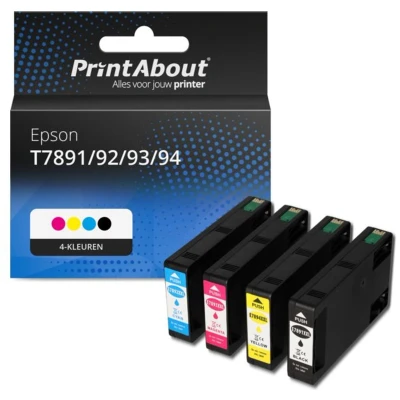 Afbeelding van Huismerk Epson T7891/92/93/94 Inktcartridge 4 kleuren Voordeelbundel