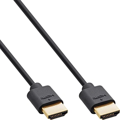 Afbeelding van Slimline HDMI 2.1 Kabel 8K 60Hz 2 meter Zwart