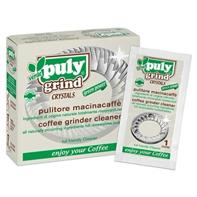 Afbeelding van Puly Caff Verde Grind Biologische Koffiemolenreiniger 10 x 15 gram