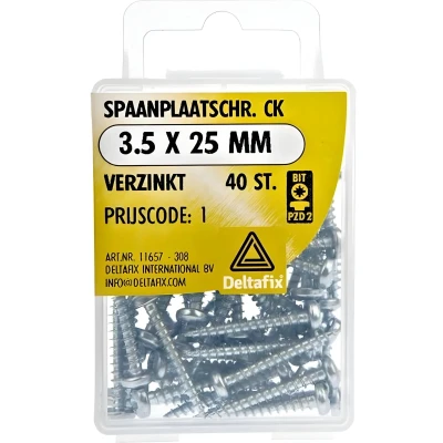 Afbeelding van Spaanpl.schr. ck 3.5x25mm 40st Deltafix