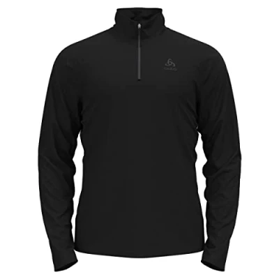 Afbeelding van ODLO MID Layer 1/2 Berra Fleece trui, Heren, Maat: 42/44, Black