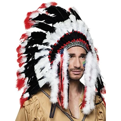 Afbeelding van Boland Tooi Apache Één maat Volwassenen Unisex Cowboy Indiaan