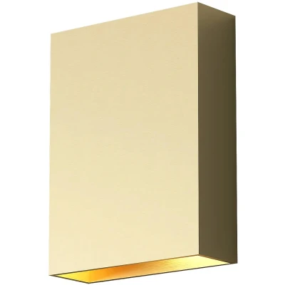 Afbeelding van Artdelight Wandlamp Memphis H 16 cm mat goud