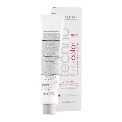 Afbeelding van Alterego Techno Fruit Color 6/4 Keratine System PPD free 100 ml Donker Blond Koper 1:1/2 Permanente professionele verf