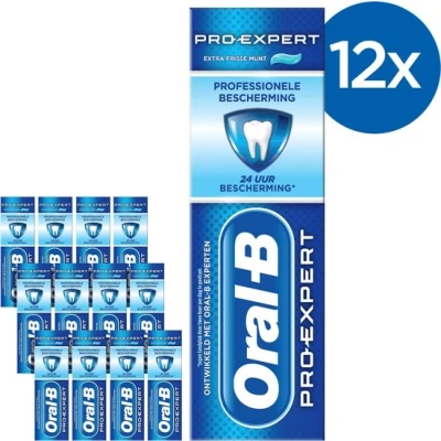 Afbeelding van Oral B Pro Expert Professionele Bescherming Tandpasta Voordeelverpakking 12x75 ml