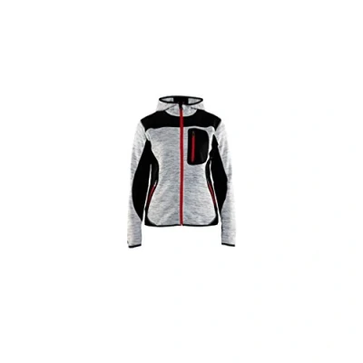 Afbeelding van Blaklader Blåkläder 4931 Dames Vest met Softshell Grijs Mêlee/Zwart XS