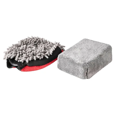 Afbeelding van Microvezel washandschoen &amp; spons