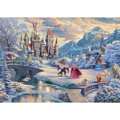 Image de DISNEY BELLE EN HET BEEST IN DE SNEEUW, 1000 STUKJES