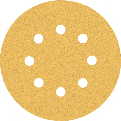 Image de BOSCH 2608900910 Feuille abrasive Expert C470 Best for Wood and Paint, diamètre 125 mm, grain 80, 8 trous (50 pcs)