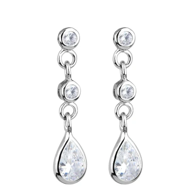 Afbeelding van Elli Classy DROP Oorbellen, Dames, Maat: One Size, Weiß