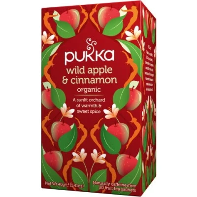 Afbeelding van Pukka Wild Apple &amp; Cinnamon Thee 20ZK