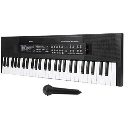 Afbeelding van elektronische orgel, piano met 54 toetsen microfoon en opnamefunctie, om het hersenbewustzijn van kinderen te cultiveren