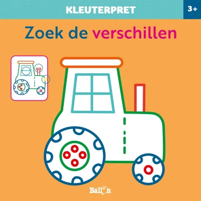 Afbeelding van Uitgeverij ballon puzzelboek kleuterpret zoek de verschillen