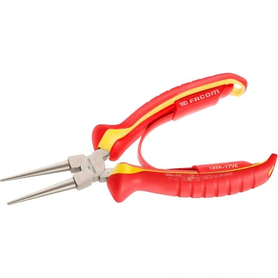 Image de FACOM 189A.17VE pince à mâchoires rondes isolée VDE jusqu&#039;à 1000 volts 170 mm