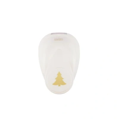 Afbeelding van Vaessen Creative Papieren perforator spar 1,3 x 1,4 cm cirkelsnijder voor knutselen en kaarten maken