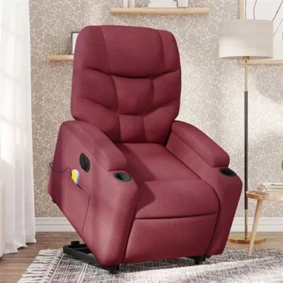 Afbeelding van VidaXL, Massagestoelen, Elektrische massagestoel met sta op hulpstof