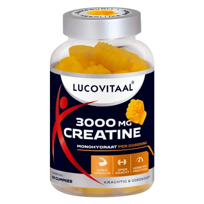 Afbeelding van Lucovitaal Creatine 3000mg gummies 60st