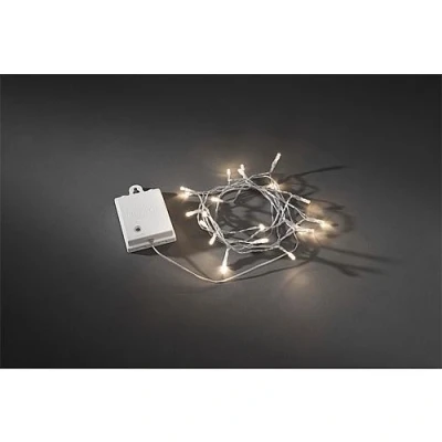 Afbeelding van LED lichtketting. Zender 80 ww 3728 103 timer, werking op batterij
