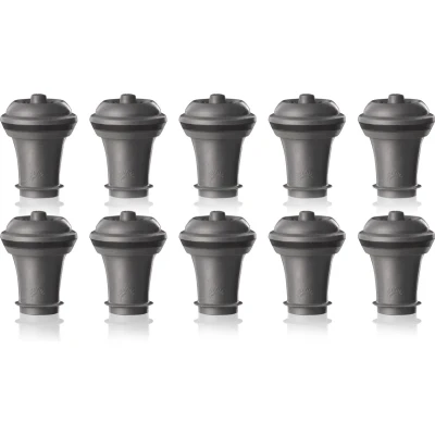 Afbeelding van Vacu Vin Wijnstopper Vacuum Wine Stopper Grijs 10 Stuks