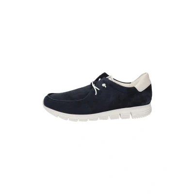 Afbeelding van Sioux Sportieve veterschoenen, Heren, Maat: 41, Blau Veloursleer