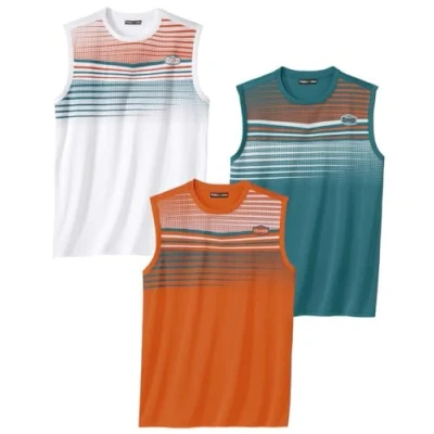 Afbeelding van ATLAS FOR MEN Set mouwloze sportshirts, tanktop, verkrijgbaar in grote maten van M tot 5XL