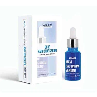 Afbeelding van Luis Bien Blauwe Haarverzorging Serum Haarserum Stimuleert haargroei en vermindert haaruitval Haargroeiserum 50 ml