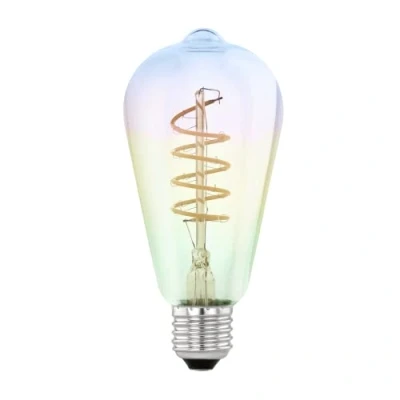 Afbeelding van LED lamp E27 4W ST64 820 Filament iriserende dimbaar
