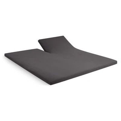 Afbeelding van Beter Bed Select Hoeslaken Jersey voor splittopper 160 x 200/210/220 cm Antraciet
