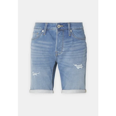 Afbeelding van Jack &amp; Jones Jjirick Jjicon Jeansshort, Heren, Maat: XS, Blue denim