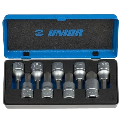 Afbeelding van Unior Inbus doppenset 1/2&quot; 9 delig 192/14